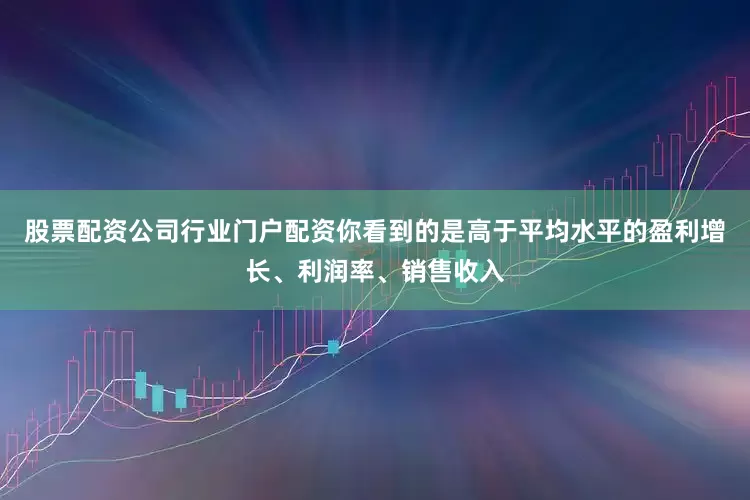 股票配资公司行业门户配资你看到的是高于平均水平的盈利增长、利润率、销售收入